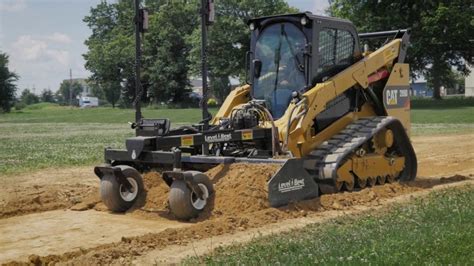 skid steer leveling ground|skid steer laser leveling attachment.